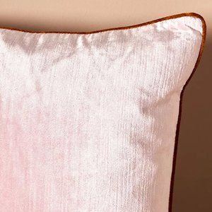 Anthropologie Velvet Pillows: 2 Pink